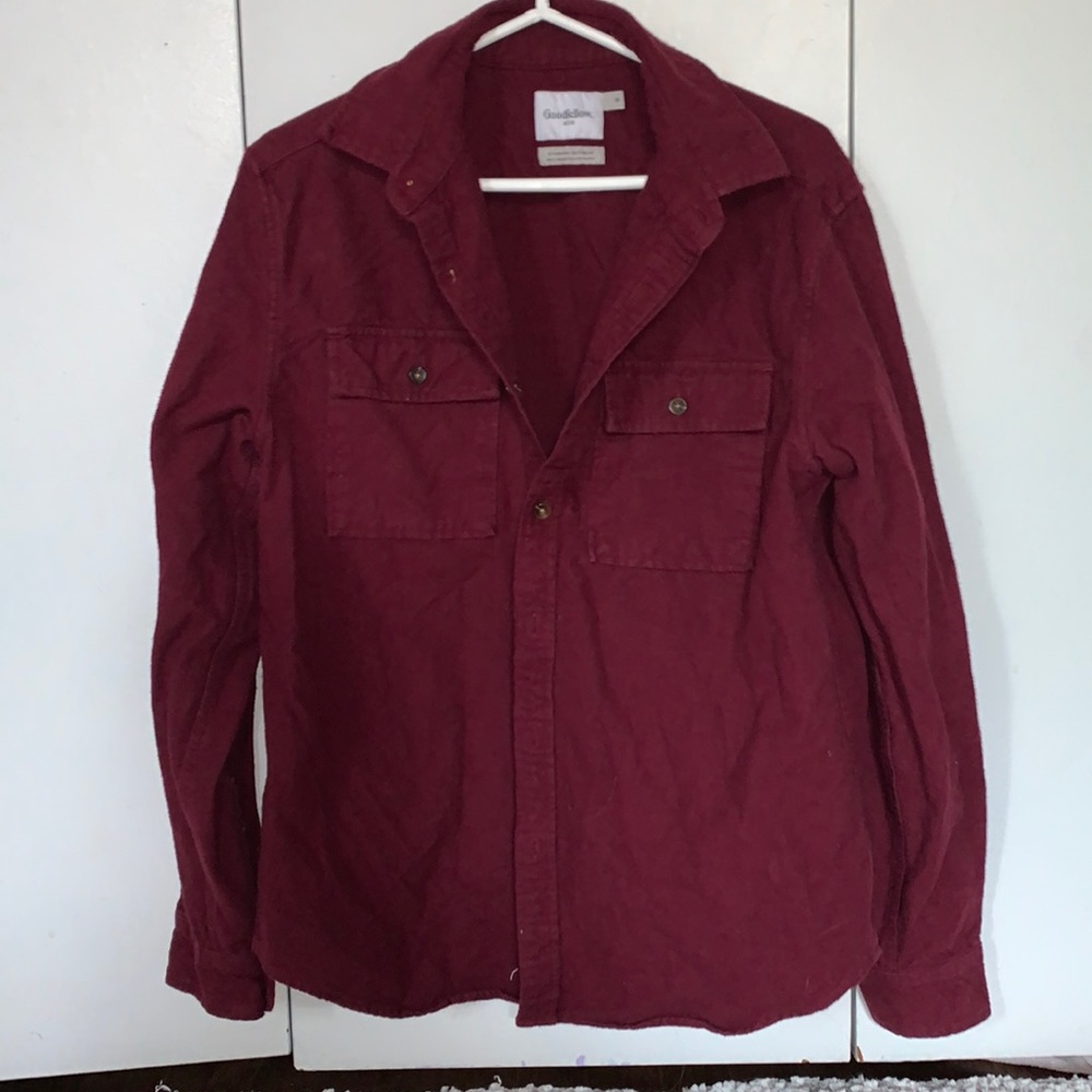 Goodfellow & Co Maroon Button Down